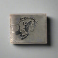 Men’s Cow Leather Mustang Embossed Bifold Wallet