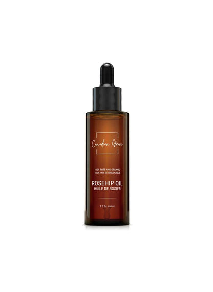 Canadian Grace 100% Organic Rosehip Oil – For Fine Lines, Uneven Tone & Brighter-Looking Skin