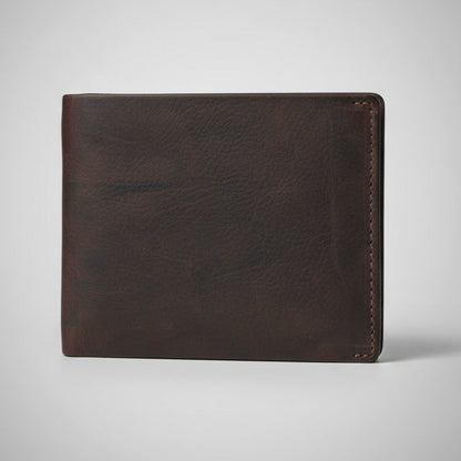 Men's RFID Bifold Wallet with Left ID Flap