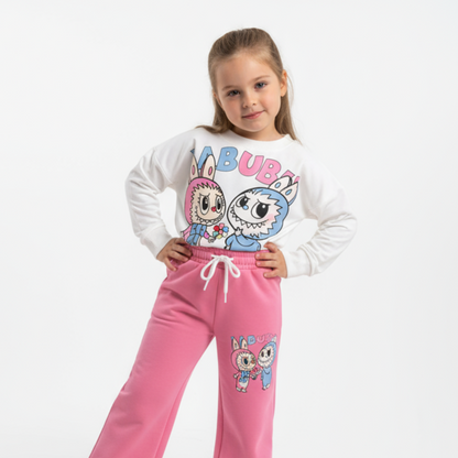 La-Bu-Bu Friends Girls Casual Set