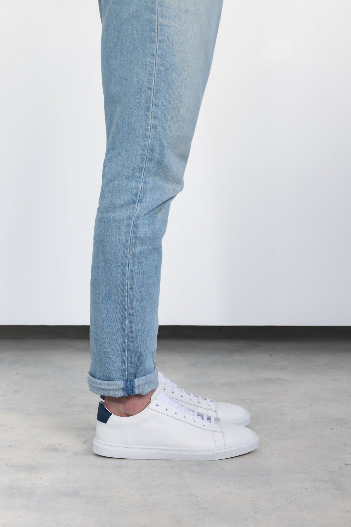 White Calfskin Città Sneaker