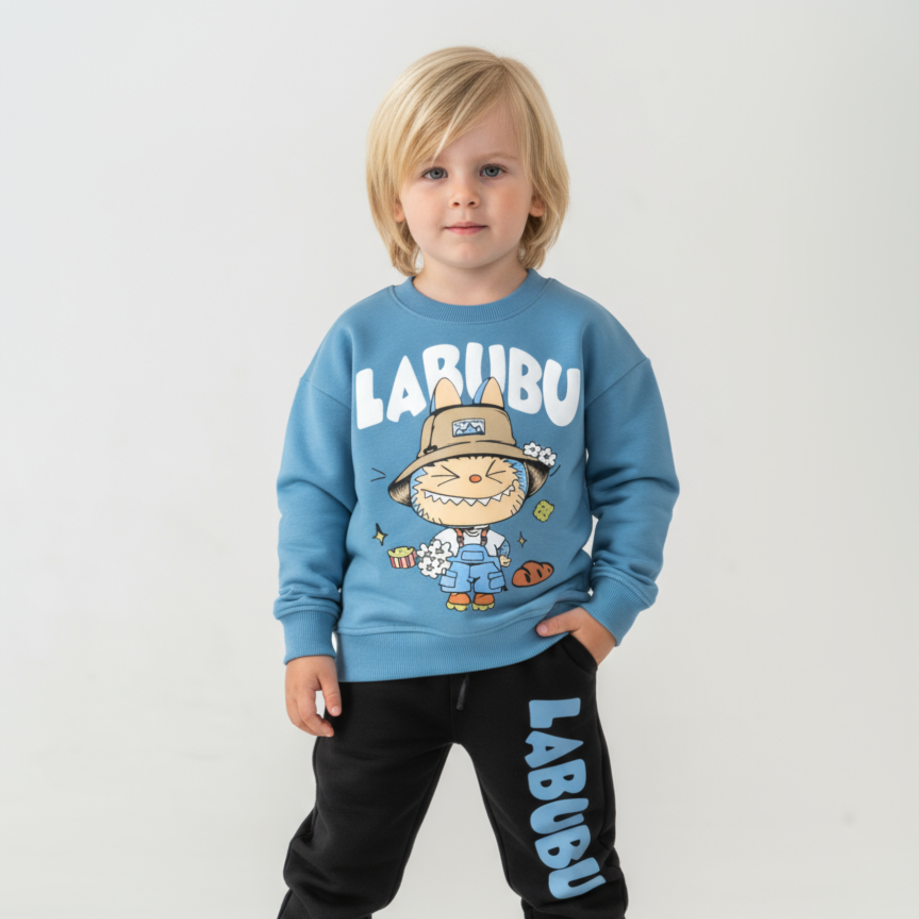 LA-BU-BU Boys Joggers Set