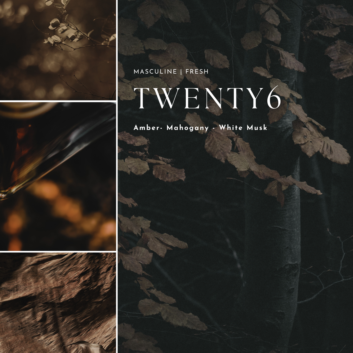 Masculine & Woodsy Candles