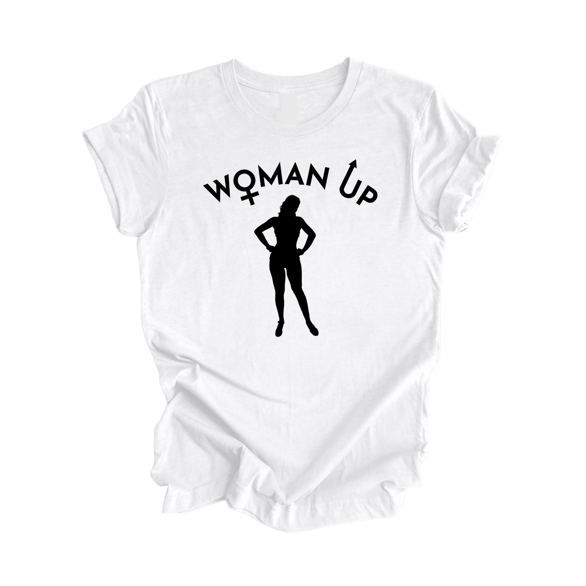 Woman Up - Mom Gift, Mom Shirt, Funny Mom Shirt, Mama Shirt, Mother's Day Gift, Mother T-Shirt, Motivational Shirt, Feminist Shirt, Ladies Shirt, Girl Power, Super Mom - Inspired X