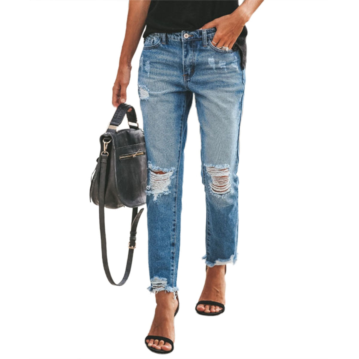 Loose Fit Fade Jeans