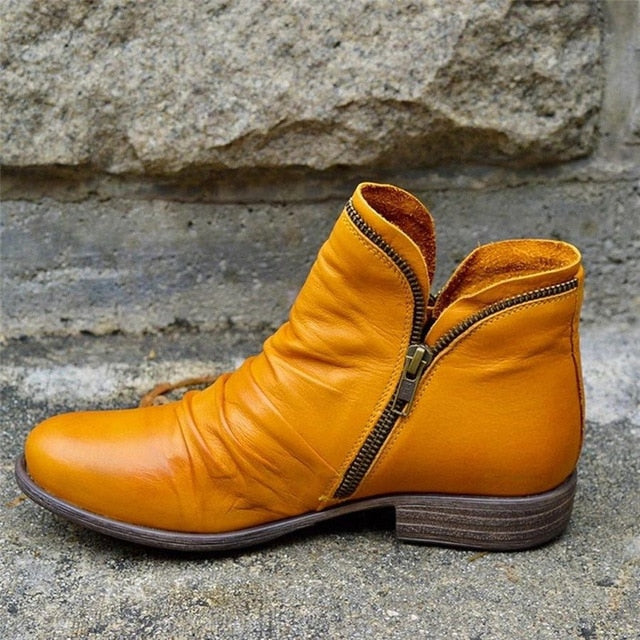Zip & Lace Boot Shoe