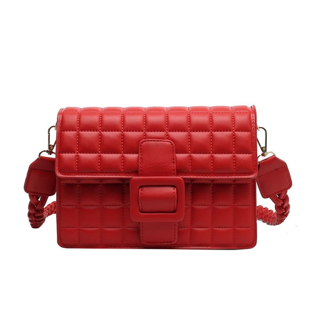 Braided Strap Shoulder Bag