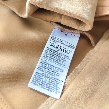 Women's [M] Sueded-Knit Moto Jacket | Old Navy