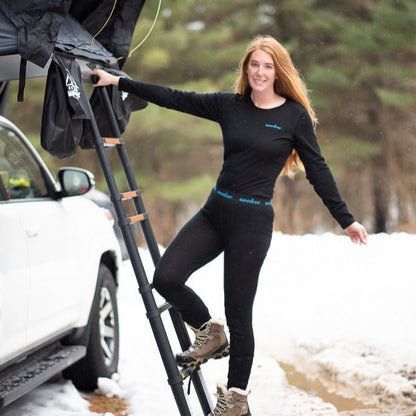 Women's 100% Merino Wool Thermal Long Underwear Base Layer Leggings 260 GSM - Heavyweight