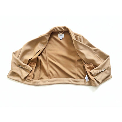 Women's [M] Sueded-Knit Moto Jacket | Old Navy
