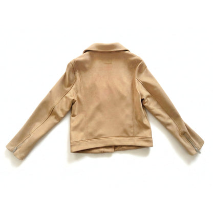 Women's [M] Sueded-Knit Moto Jacket | Old Navy
