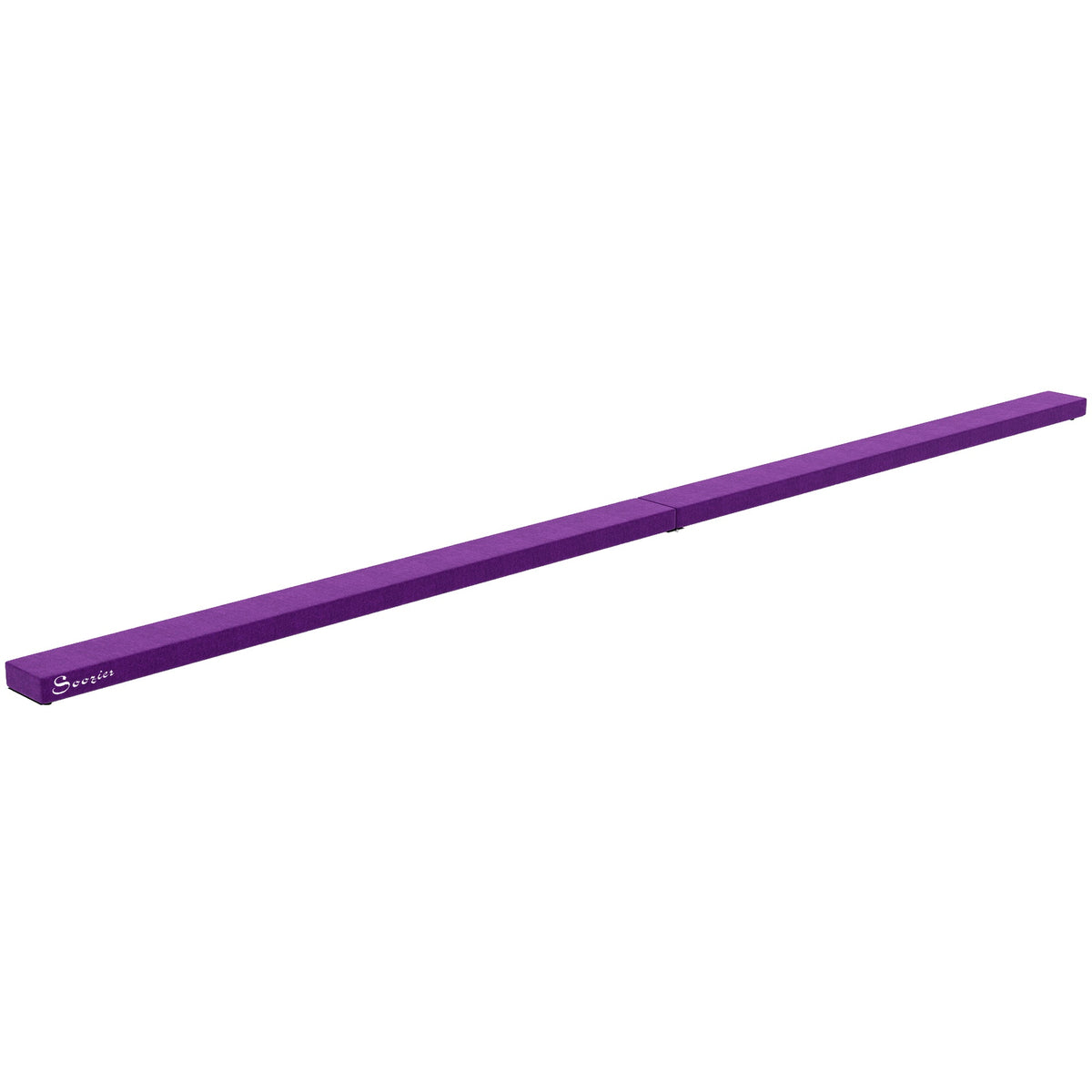 7ft Folding Balance Beam, Gymnastics Beam with Wood Core, Blue