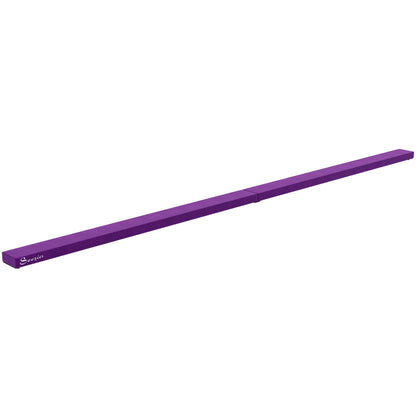 7ft Folding Balance Beam, Gymnastics Beam with Wood Core, Blue