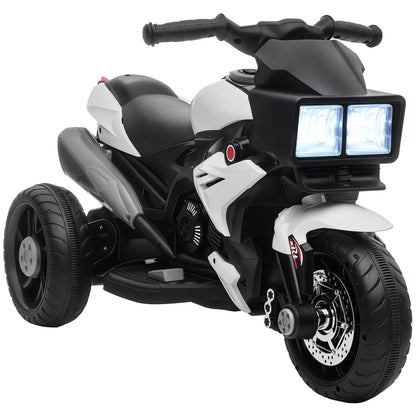 Kids Electric Pedal Motorcycle Ride-On Toy 6V Battery Powered w/ Music Horn Headlights Motorbike for Girls Boy Blue