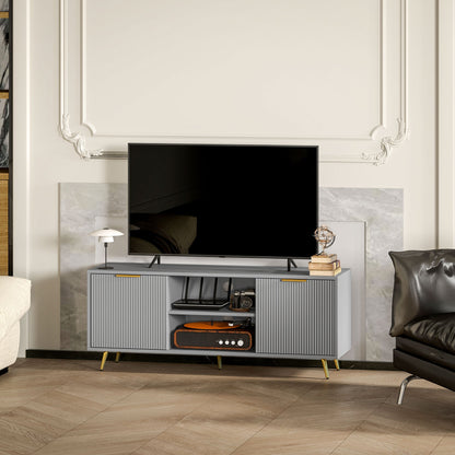 Collins Modern TV Stand for up to 55 Inch TVs-Grey