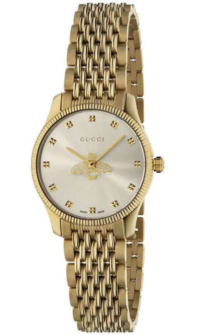 GUCCI G-TIMELESS SLIM Yellow Gold PVD Watch YA1265021