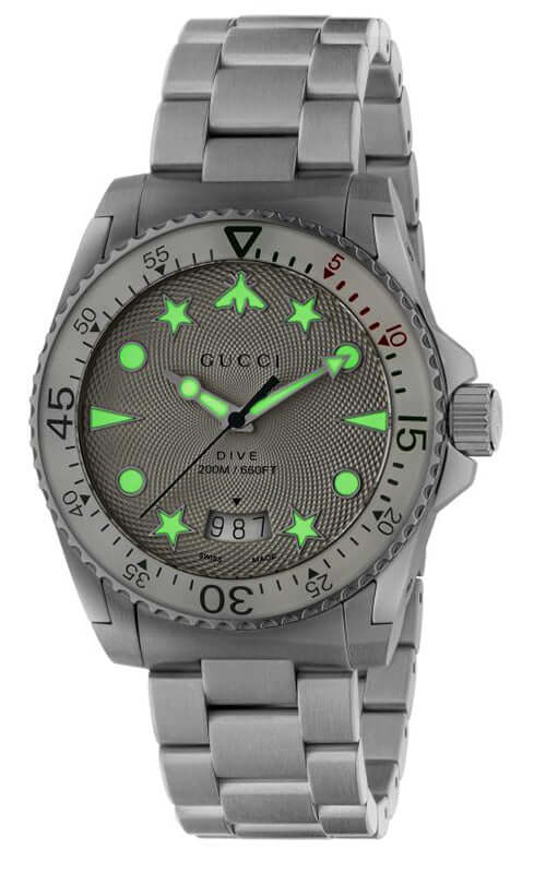 Gucci Dive XL 45mm Mens Watch YA136336