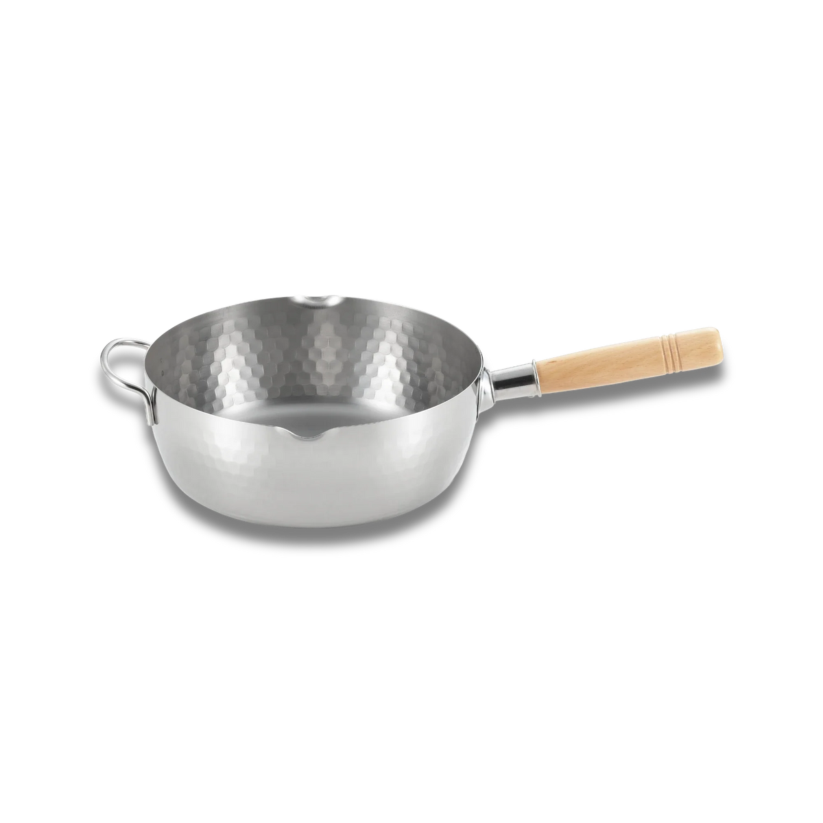 Yoshikawa Yukihira 24 cm Pot | 3.6 L Stainless Steel with Wooden Handle