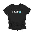 YOUTH - I Am Canada - Canadian Maple Leaf with Bahamas Flag, YOUTH T-Shirt, Canadian Gift T-Shirt, Bahamas Present, National Flag Tee Shirt - Inspired X