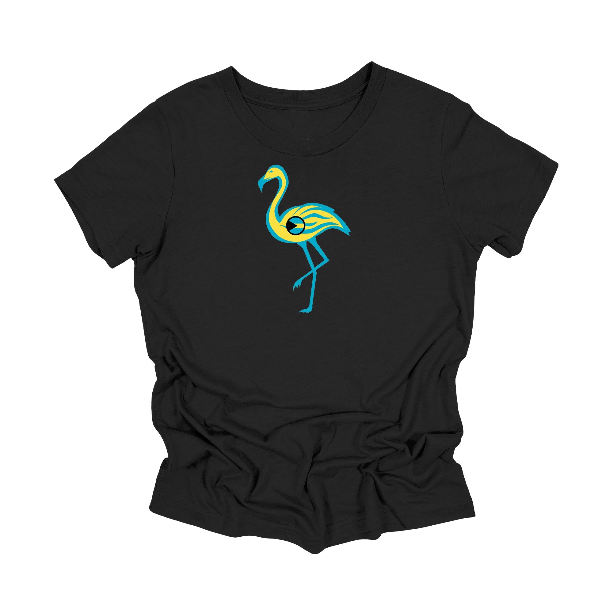 YOUTH - The Flamingo - Bahamas, YOUTH T-Shirt, Bahamian Gift T-Shirt, Bahamas Present, National Symbol Tee Shirt, Caribbean Shirt, 242 Area Code Shirt, Nassau Shirt, West Indies Tee - Inspired X