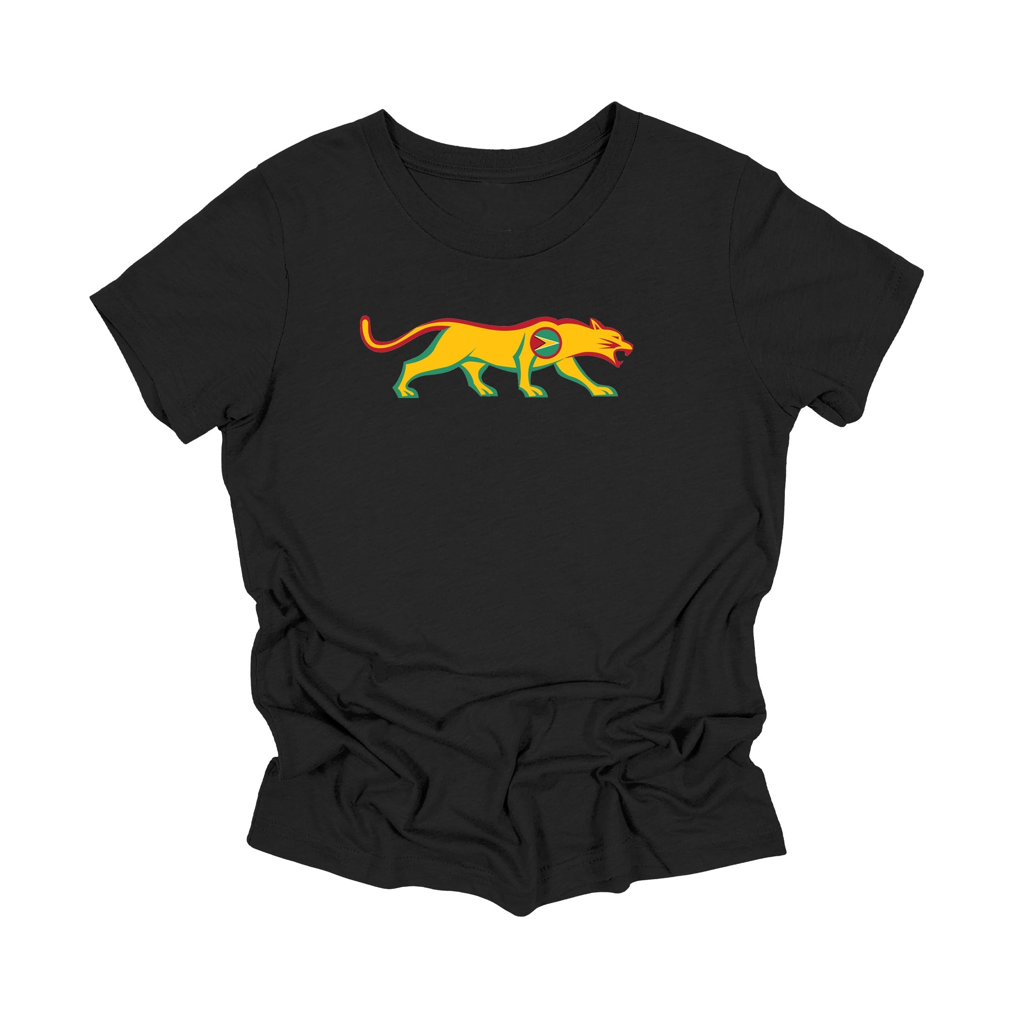 YOUTH - The Jaguar - Guyana, YOUTH T-Shirt, Guyanese Gift T-Shirt, Guyana Present, National Symbol Tee Shirt, Caribbean Shirt, 592 Area Code Shirt, Georgetown Shirt, West Indies Tee - Inspired X