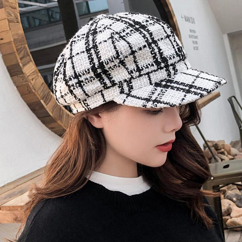 Plaid Golf Hat