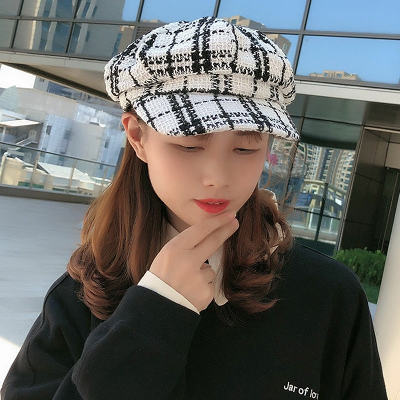 Plaid Golf Hat