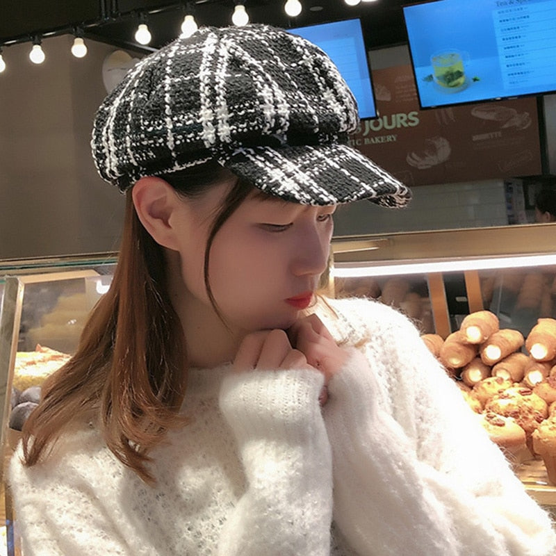 Plaid Golf Hat