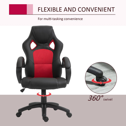 Foster Gaming-Office Chair-Red/Black