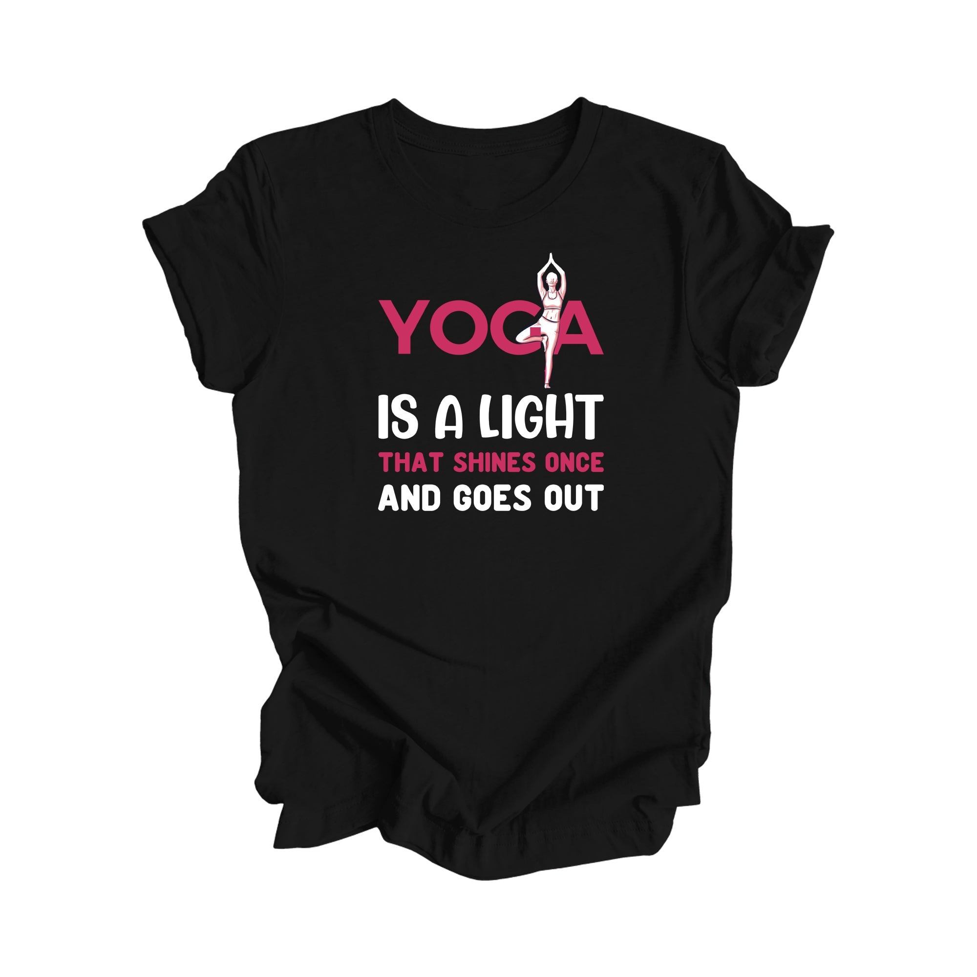 Yoga Is A Light That Shines Once Goes Out - Yoga Gift, Meditation Shirt, Yoga T-shirt, Yoga Lover Gift,  Yoga Teacher Shirt, Wellness Shirt, Self Care Shirt - Inspired X