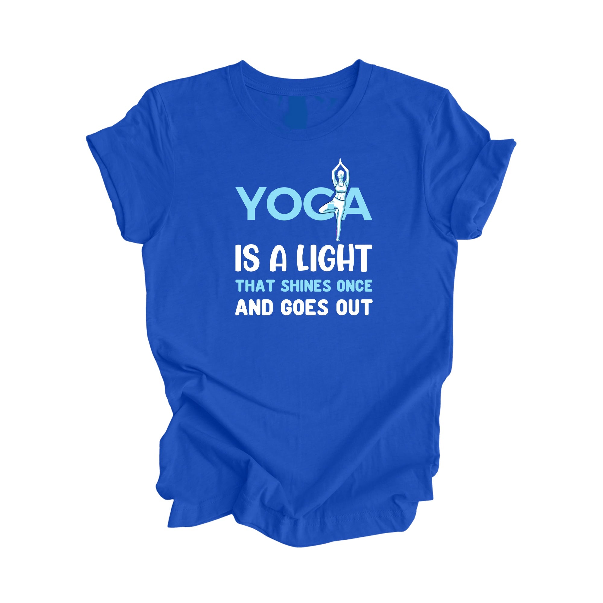 Yoga Is A Light That Shines Once Goes Out - Yoga Gift, Meditation Shirt, Yoga T-shirt, Yoga Lover Gift,  Yoga Teacher Shirt, Wellness Shirt, Self Care Shirt - Inspired X