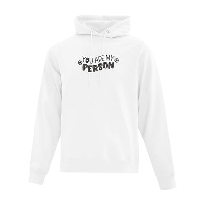 Hoodie "You are my Person" brodé