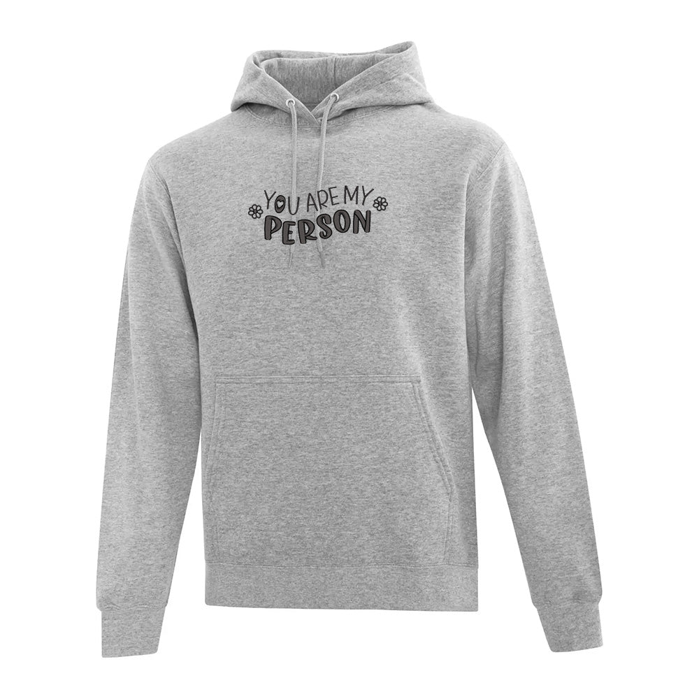 Hoodie "You are my Person" brodé