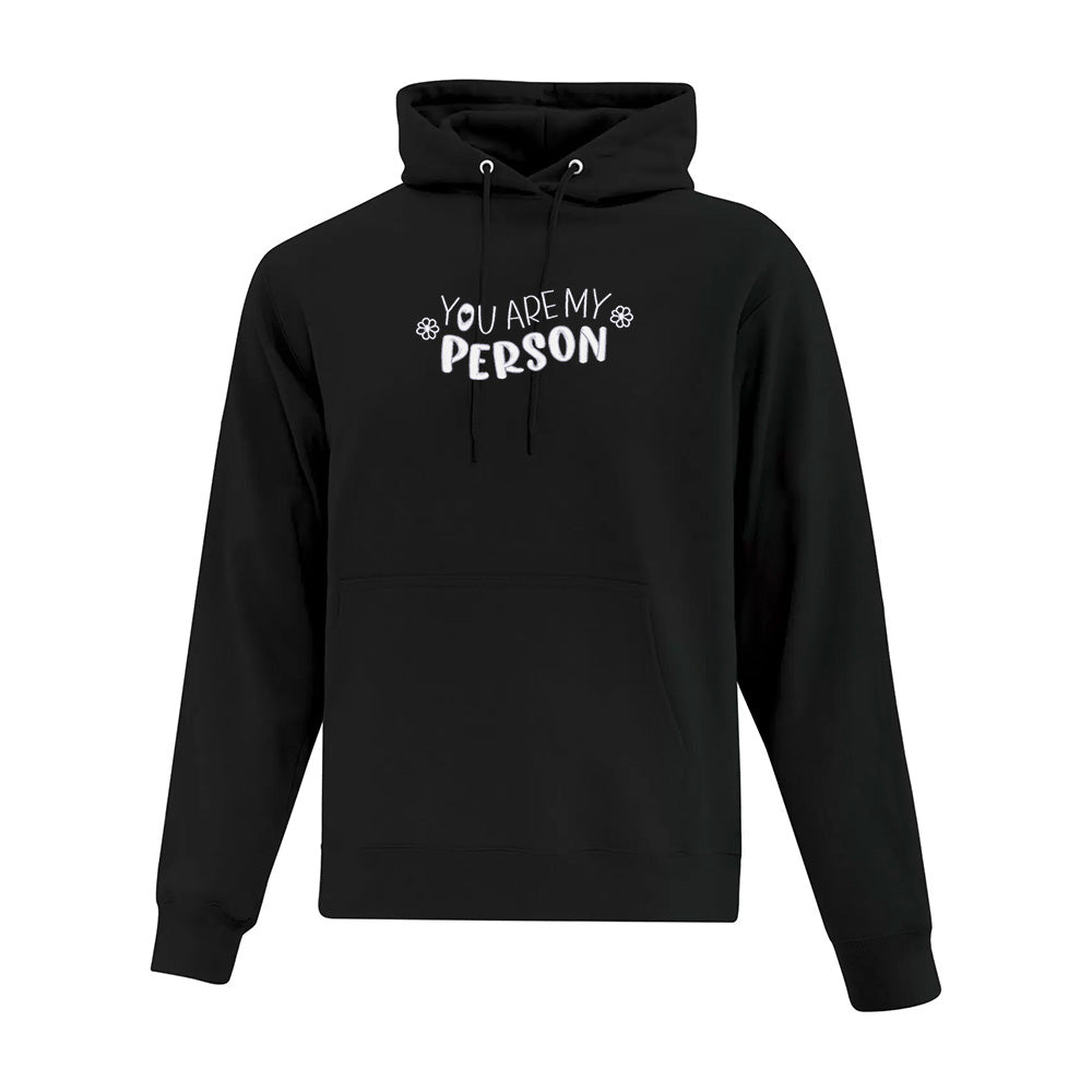 Hoodie "You are my Person" brodé