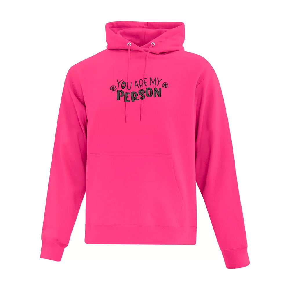 Hoodie "You are my Person" brodé