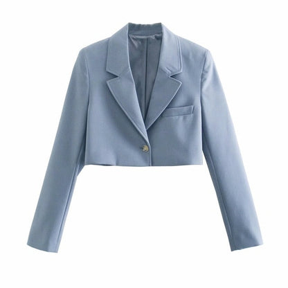 Crop Blazer & Skirt