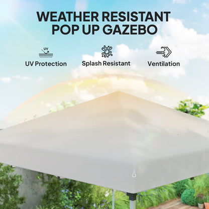10' x 10' Pop Up Canopy with Sidewalls, Roller Bag, Height Adjustable Instant Tent for Outdoor, Garden, Patio, Black