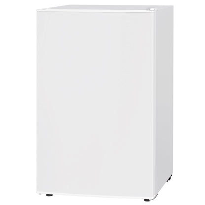 4.5 Cu Ft Mini Fridge with Freezer, Wheels, Single Door Refrigerator, Adjustable Thermostat, Reversible Door, Black