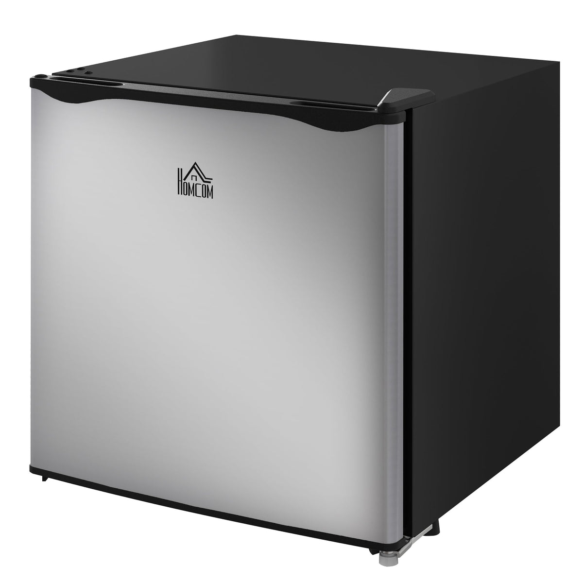 1.1 Cu. Ft. Mini Freezer, Compact Upright Freezer with Reversible Door, Removable Shelf, Adjustable Temperature, Black