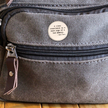 A Clear Conscience Is a Sure Sign of a Bad Memory | Collectible Pin - Products Added