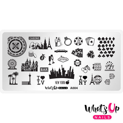 Whats Up - Sin City Life Stamping Plate