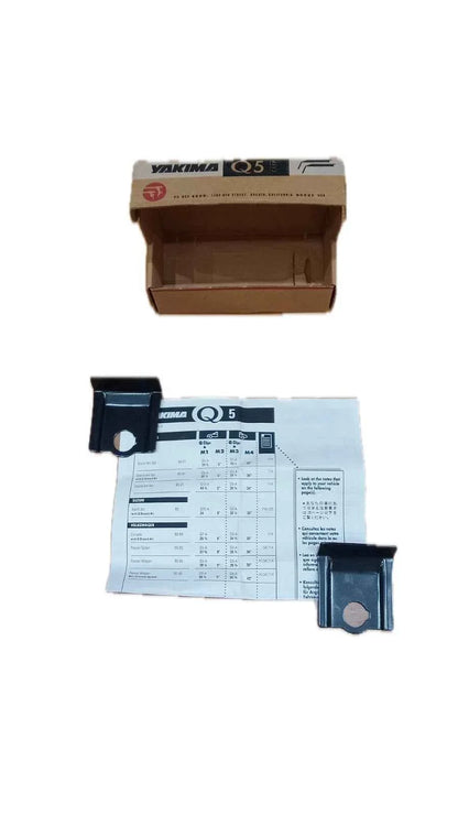 Yakima Q 5 Clips (MISSING PARTS, READ DESCRIPTION)
