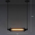 Restaurant Bar Counter Cafe Retro Nostalgic Iron Small Iron Cage Chandelier