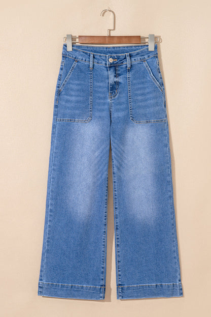 Wide Leg Jeans — High-Waist Relaxed Denim for Women