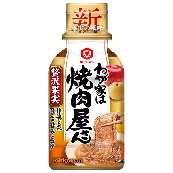 キッコーマン わが家は焼肉屋さん 贅沢果実 375g×12本入【日本出荷】