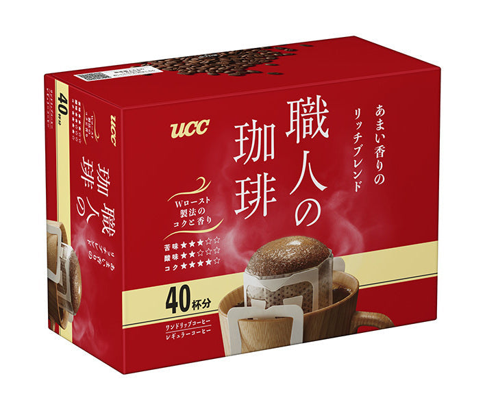UCC 職人の珈琲 ワンドリップコーヒー あまい香りのリッチブレンド (7g×36P)×6箱入【日本出荷】