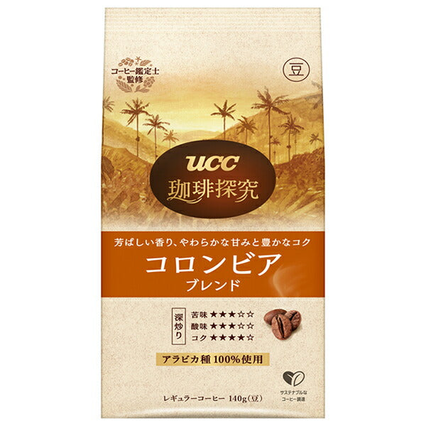 UCC Coffee Search Fried Beans Colombian Blend 140g x 12 bags [Shipped in Japan]