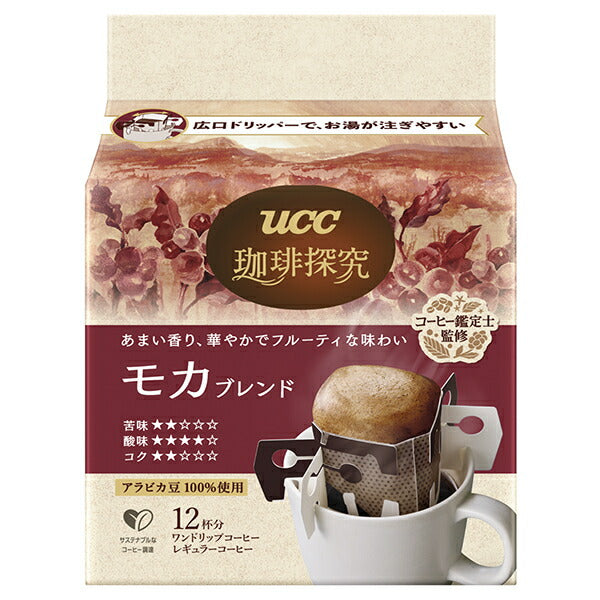 UCC Coffee Exploration One Drip Coffee Mocha Blend (10g x 12P) x 12 bags [Shipped in Japan]