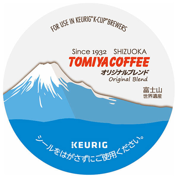Unicafe Keurig Cartridge K-Cup Pack Tomiya Coffee Original Blend 12P x 8 Boxes [Shipped in Japan]