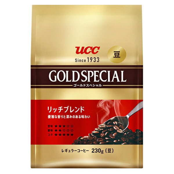 UCC Gold Special Fried Beans Rich Blend 230g x 6 bags [Shipped in Japan]